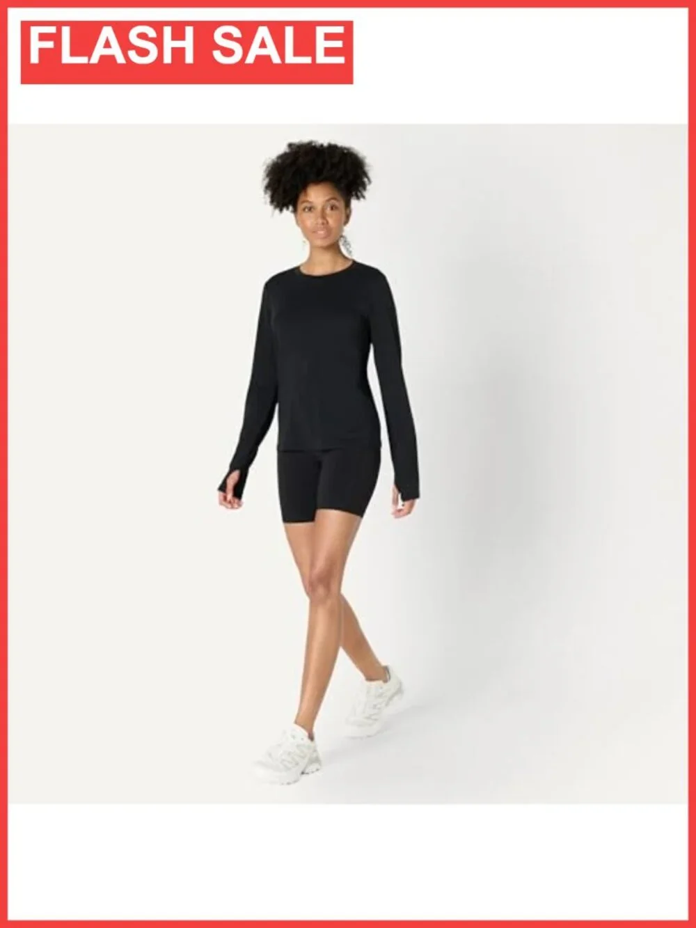 Women's Cotton Modal Active T-Shirt Crewneck Long Sleeve Regular Fit Yoga Top